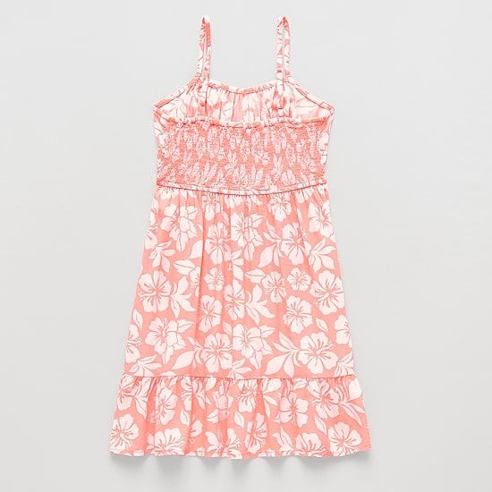 Thereabouts Little & Big Kid Girls Spaghetti Straps Sleeveless A-Line Dress