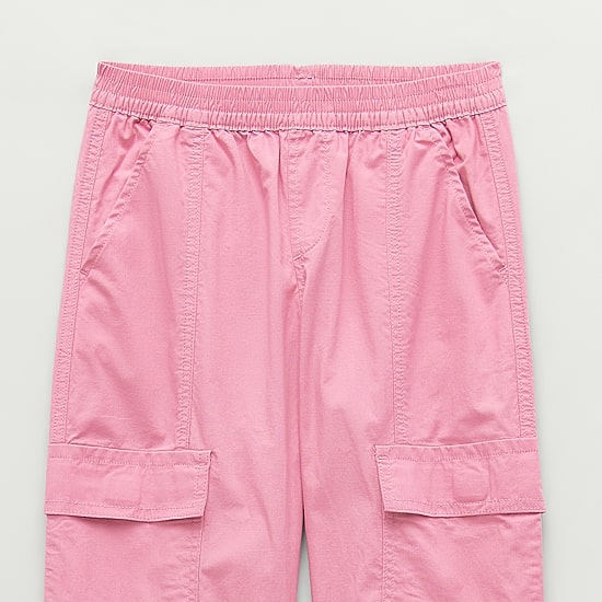 Thereabouts Little & Big Kid Girls Mid Rise Cuffed Cargo Pant