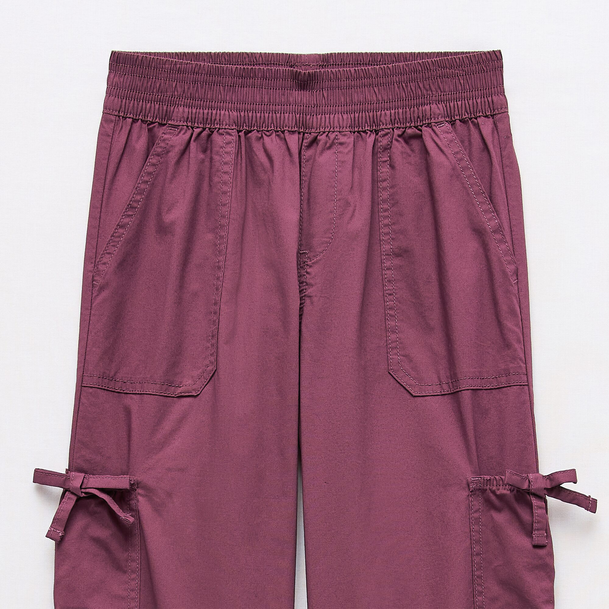 Thereabouts Little & Big Kid Girls Mid Rise Wide Leg Cargo Pant