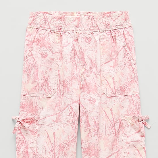 Thereabouts Little & Big Kid Girls Mid Rise Straight Cargo Pant