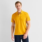 St. John's Bay Premium Stretch Mens Slim Fit Short Sleeve Polo Shirt