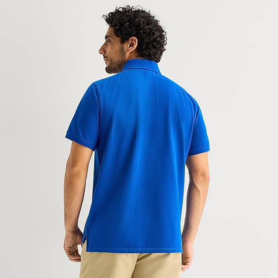 St. John's Bay Premium Stretch Mens Classic Fit Short Sleeve Polo Shirt