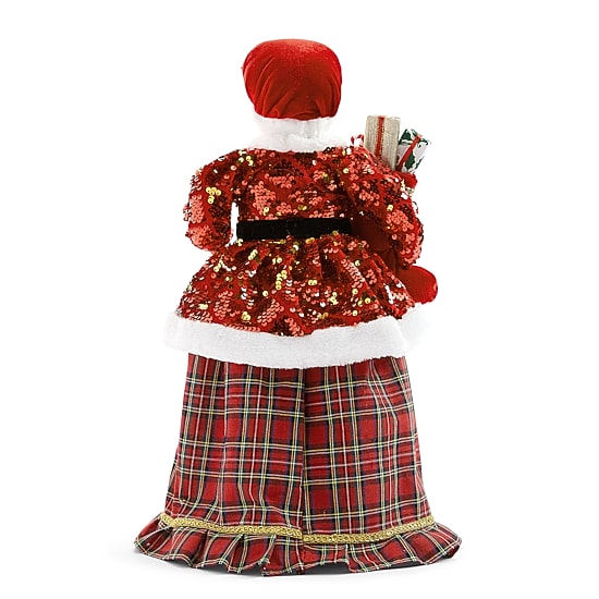 North Pole Trading Co. 18" Mrs. Claus List Christmas Santa Figurine