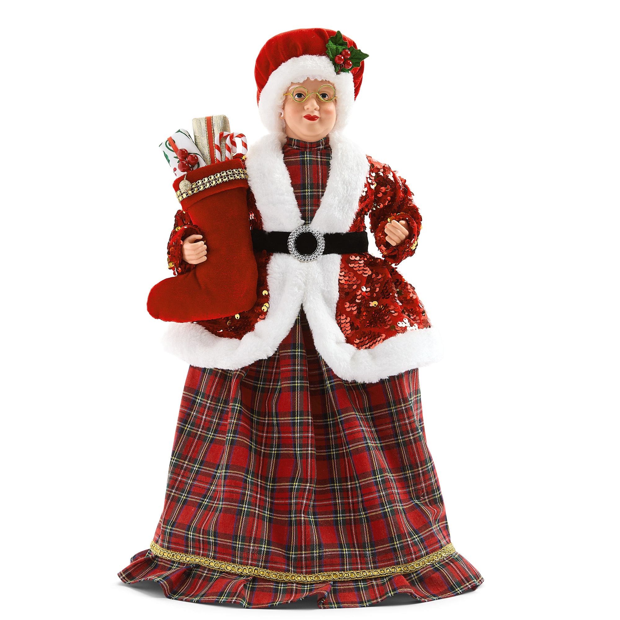 North Pole Trading Co. Christmas Santa Figurine