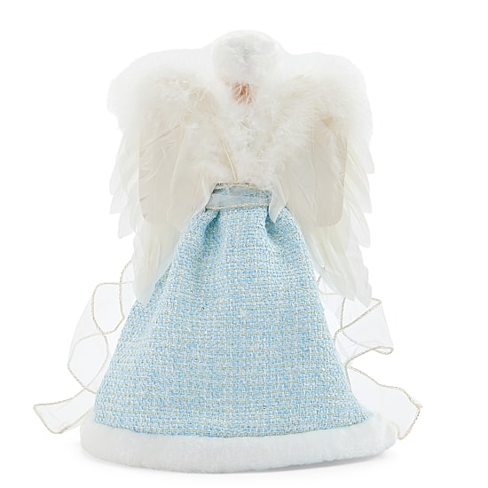 North Pole Trading Co. 12" Light Blue Angel Christmas Angels Figurine