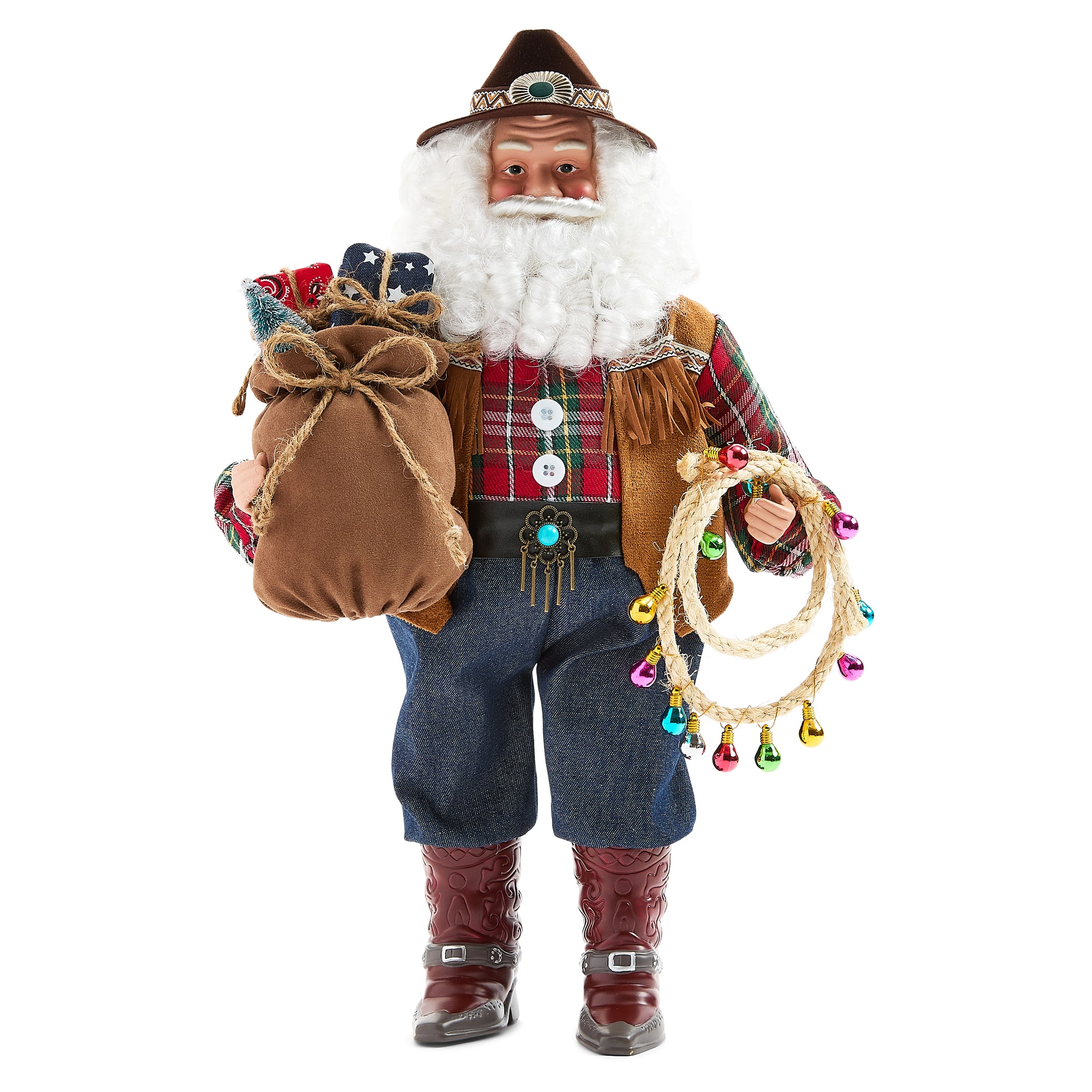 North Pole Trading Co. Christmas Santa Figurine