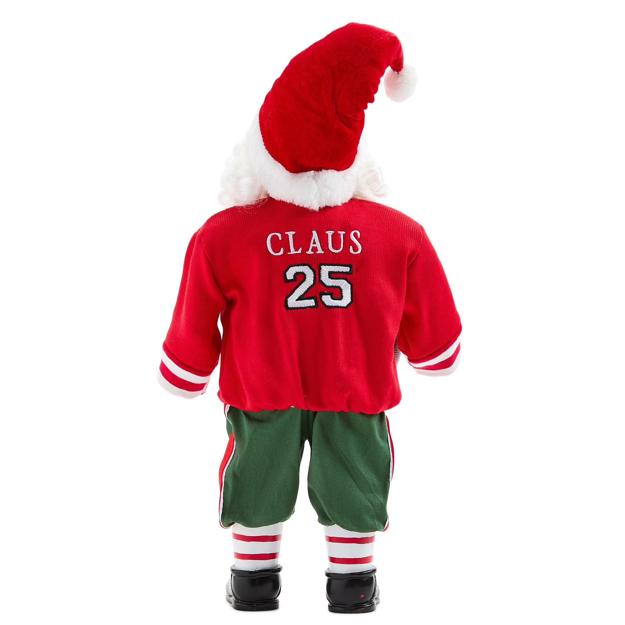 North Pole Trading Co. 18" Football Christmas Santa Figurine
