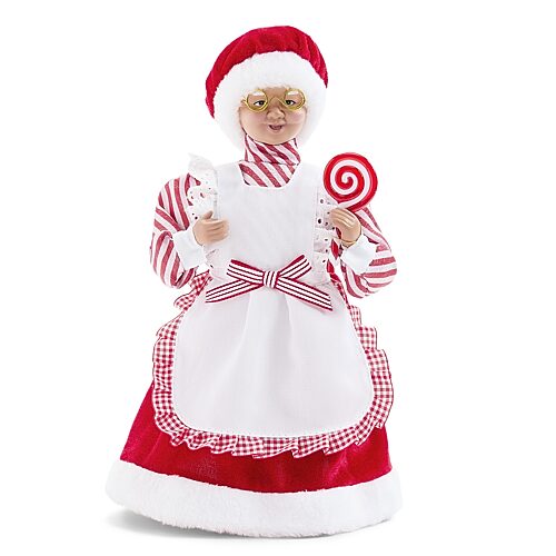 North Pole Trading Co . Christmas Santa Figurine In Red