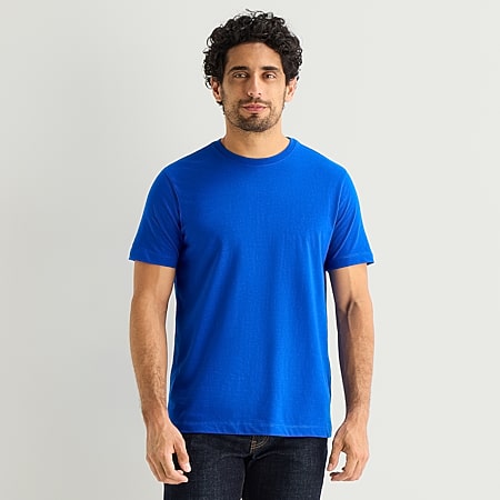 St. John's Bay Super Soft Mens Crew Neck Short Sleeve T-Shirt