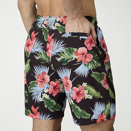 Free Country Mens 7" Camouflage Swim Trunks