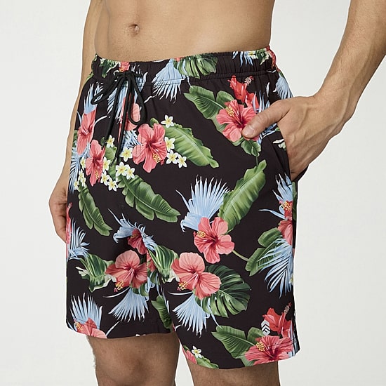 Free Country Mens 7" Camouflage Swim Trunks