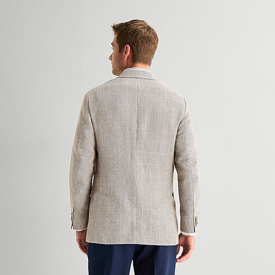 Stafford Mens Classic Fit Linen Sport Coat