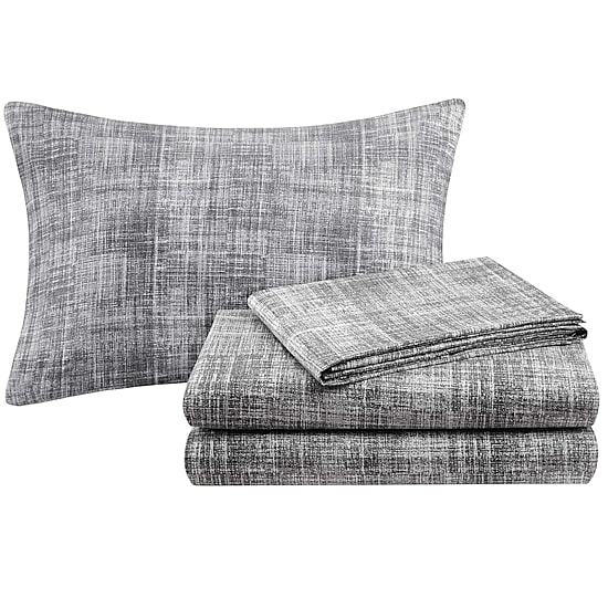 Madison Park Essentials Barret Complete Bedding Set with Cotton Sheets