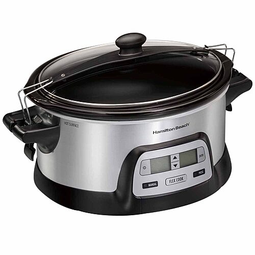 Hamilton Beach 6 Qt Programmable Slow Cooker One Size Silver