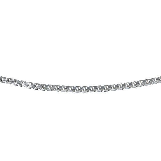 Made in Italy Womens Sterling Silver 30 Inch Box Chain Necklace