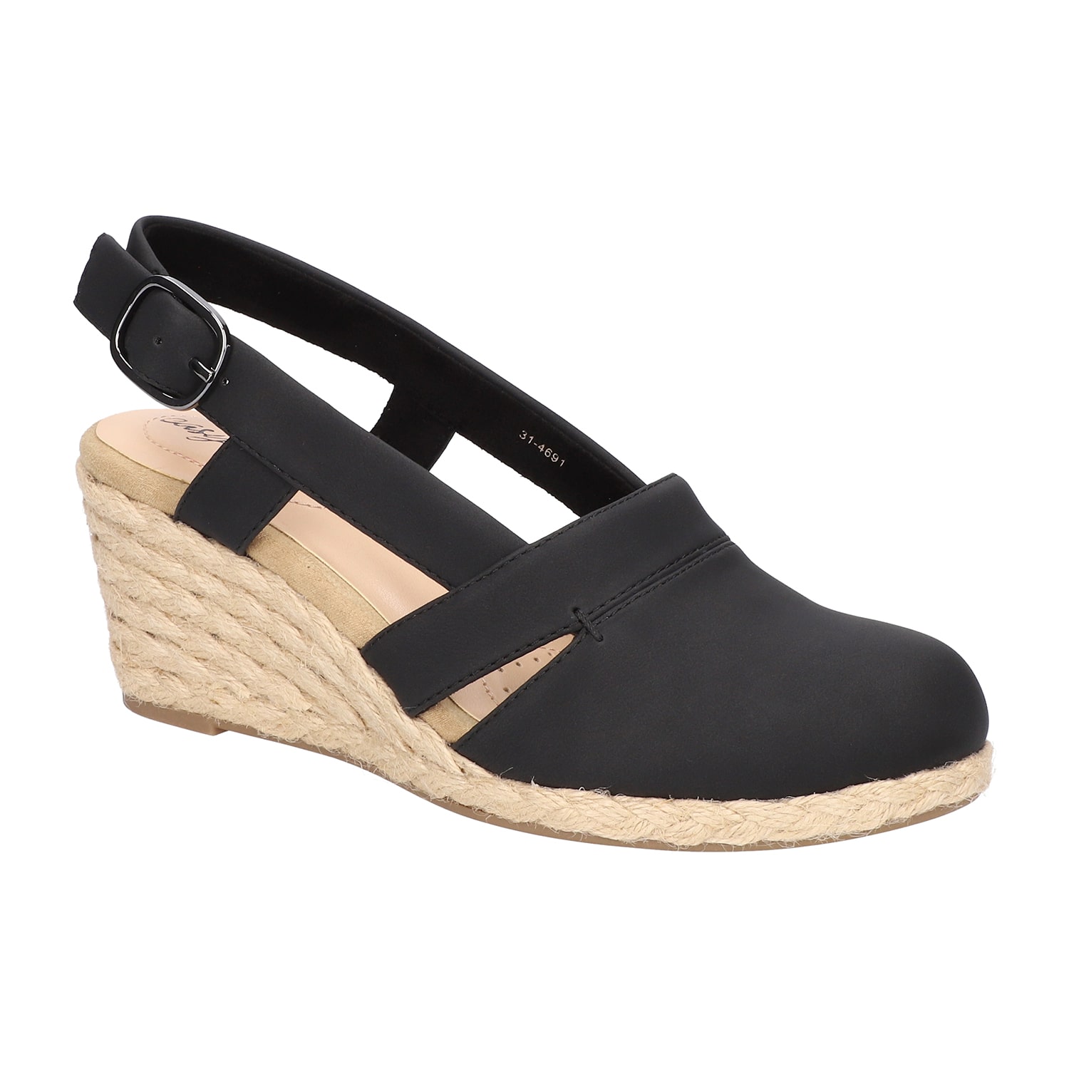 Easy Street Womens Stargaze Espadrille Wedge Sandals