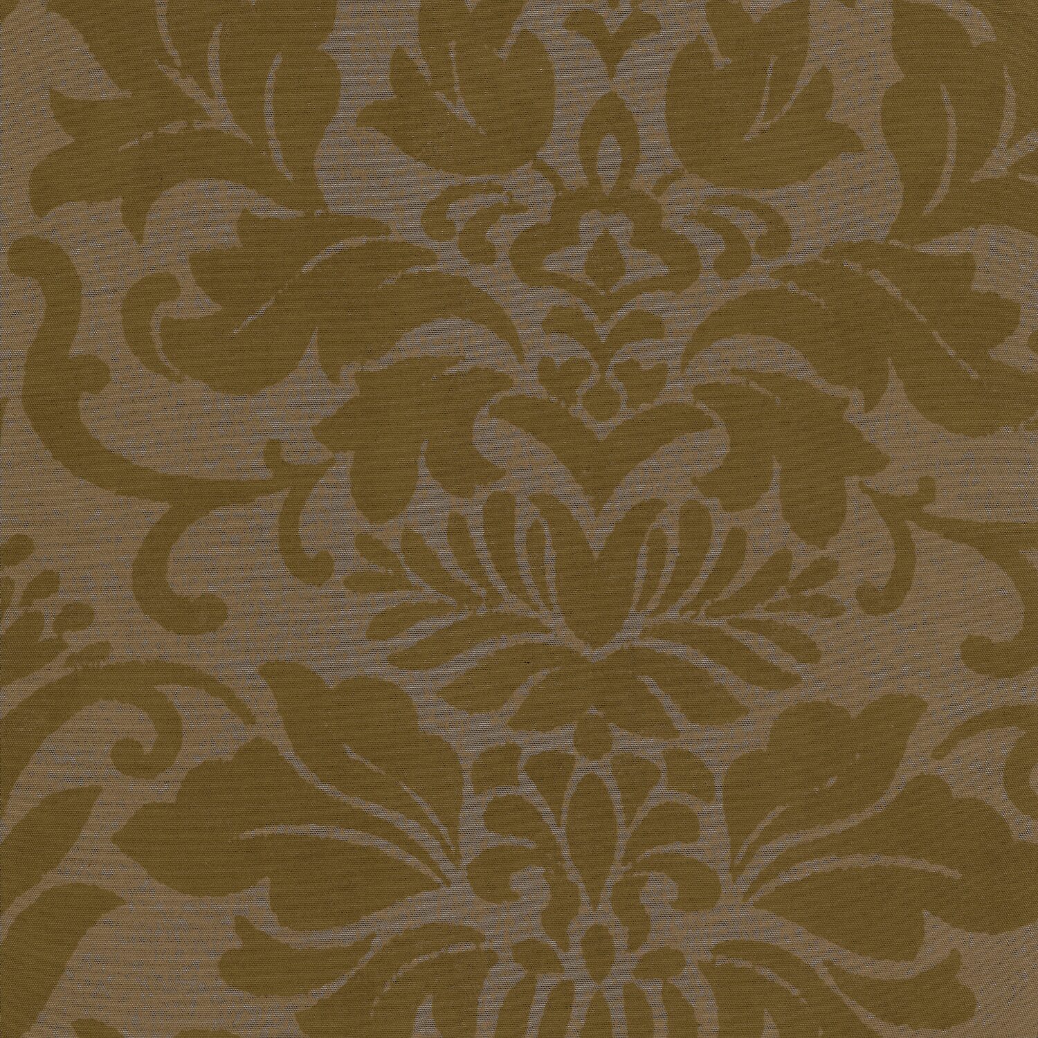 Threadmade Antonia Floral Damask Back Tab Embellished Blackout Single Curtain Panel