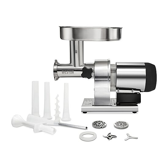 Weston Butcher Series #8 Meat Grinder And Sausage Stuffer
