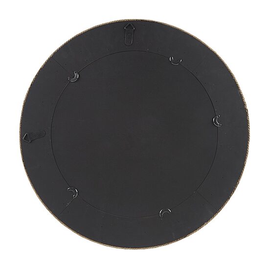 Madison Park Cove Round Jute Decorative Wall Mirror