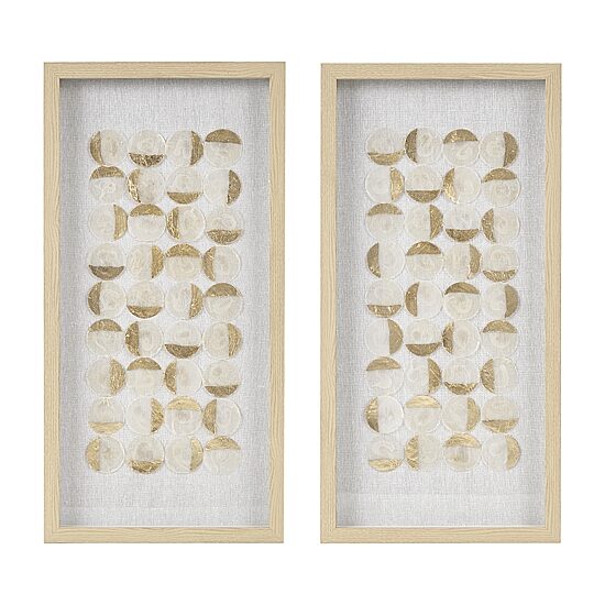Madison Park Aurelian Emblem 2-pc. Framed Wall Art Set