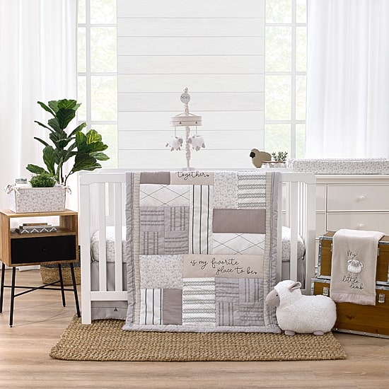 Nojo Lamb 4-pc. Crib Bedding Set