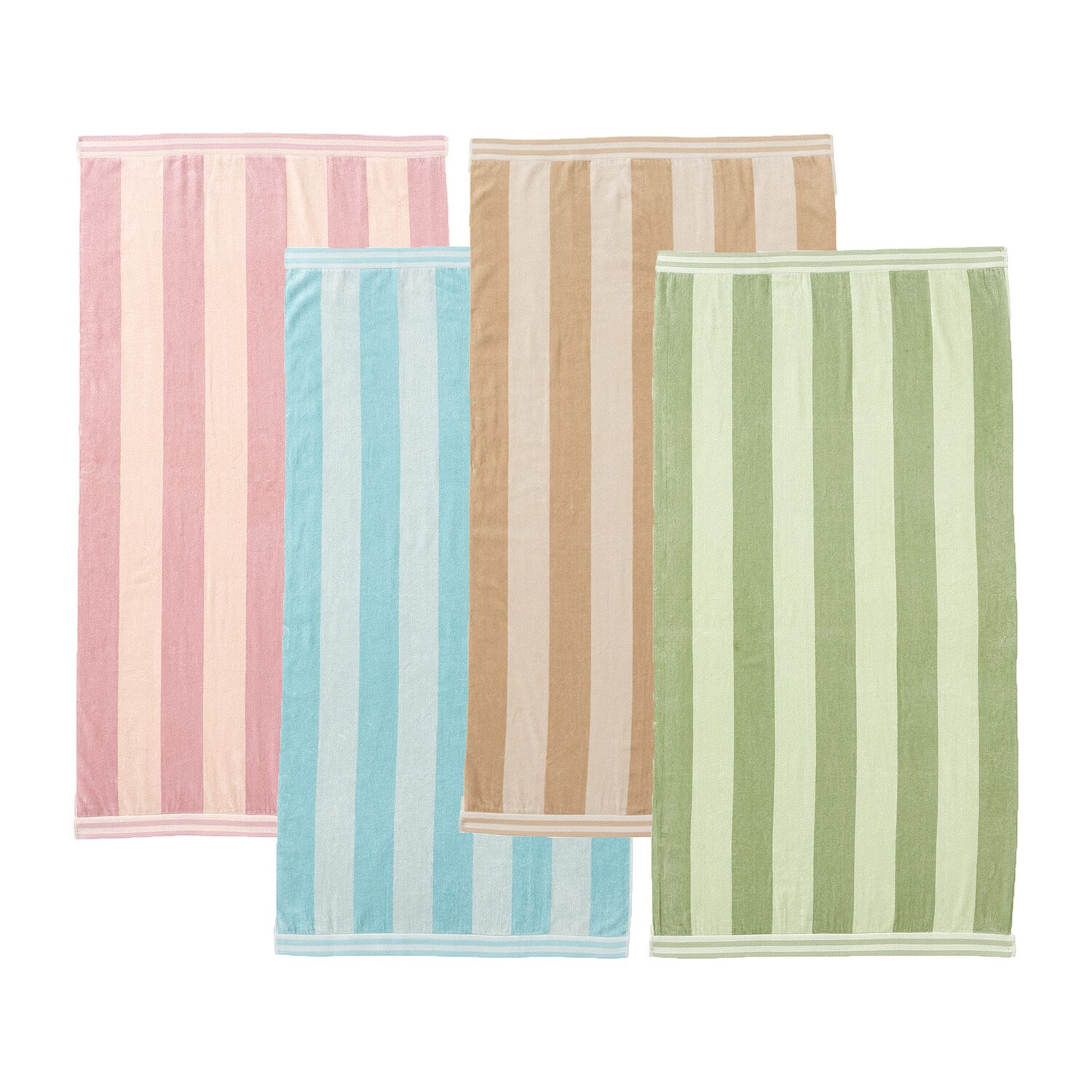 Linery Cabana Stripe 4-pc. Quick Dry Beach Towel