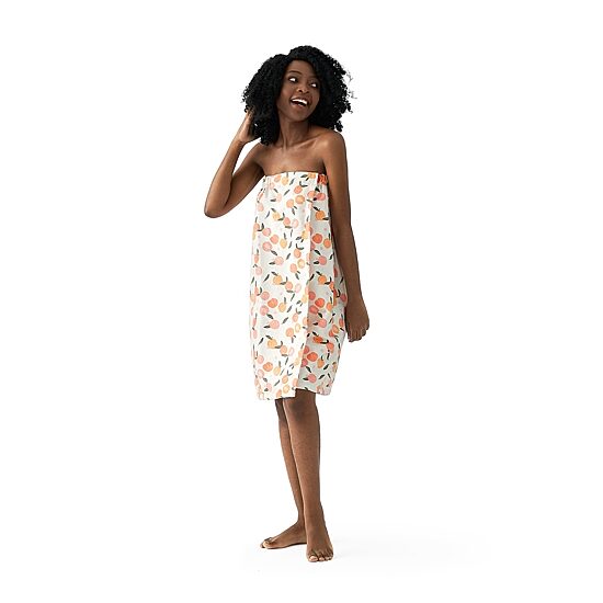 Forever 21 Peach Bath Wrap