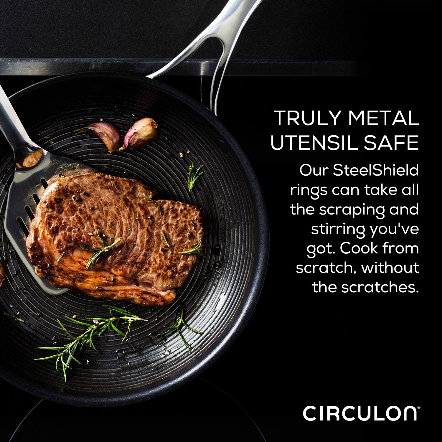 Circulon Steelshield Stainless Steel 12-pc. Cookware Set