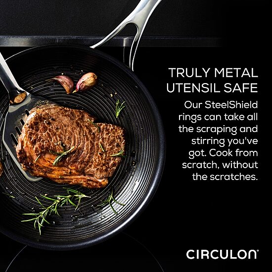 Circulon Steelshield Stainless Steel 12-pc. Cookware Set