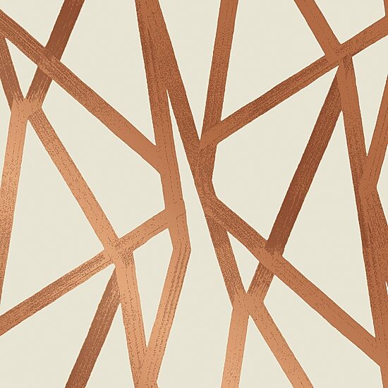 Tempaper Intersections Bronze Peel & Stick Wallpaper