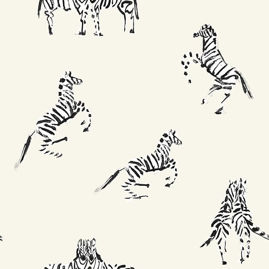 Tempaper Zebras Peel & Stick Wallpaper