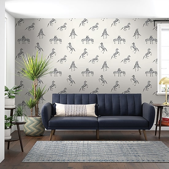 Tempaper Zebras Peel & Stick Wallpaper