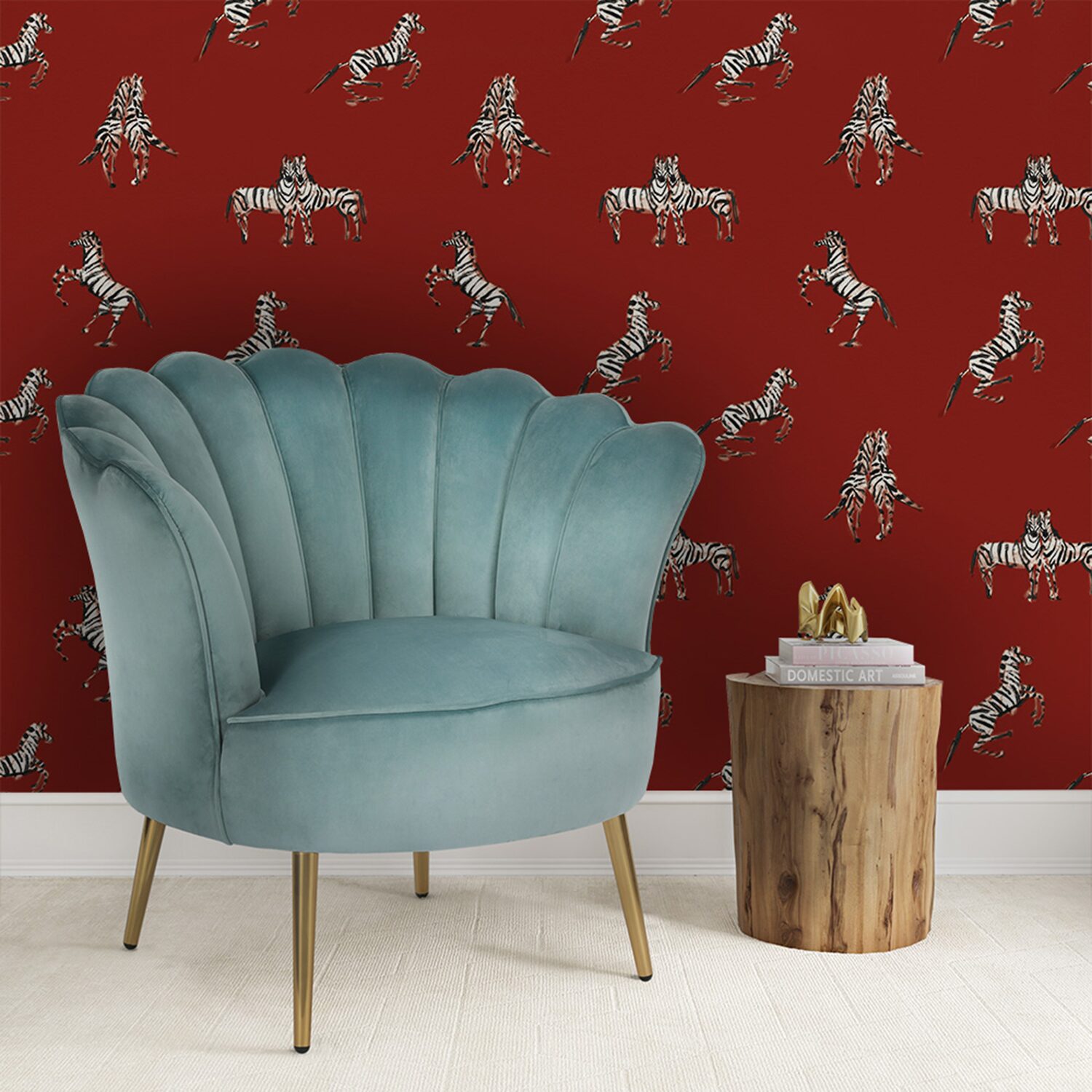 Tempaper Zebras Peel & Stick Wallpaper