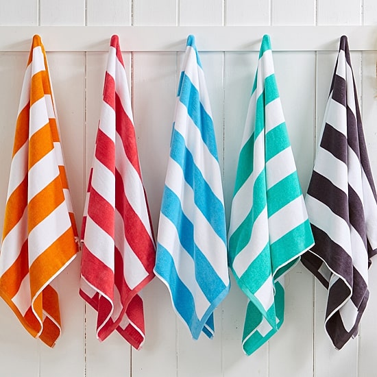 Linery Cabana Stripe Oversized Quick Dry Beach Towel
