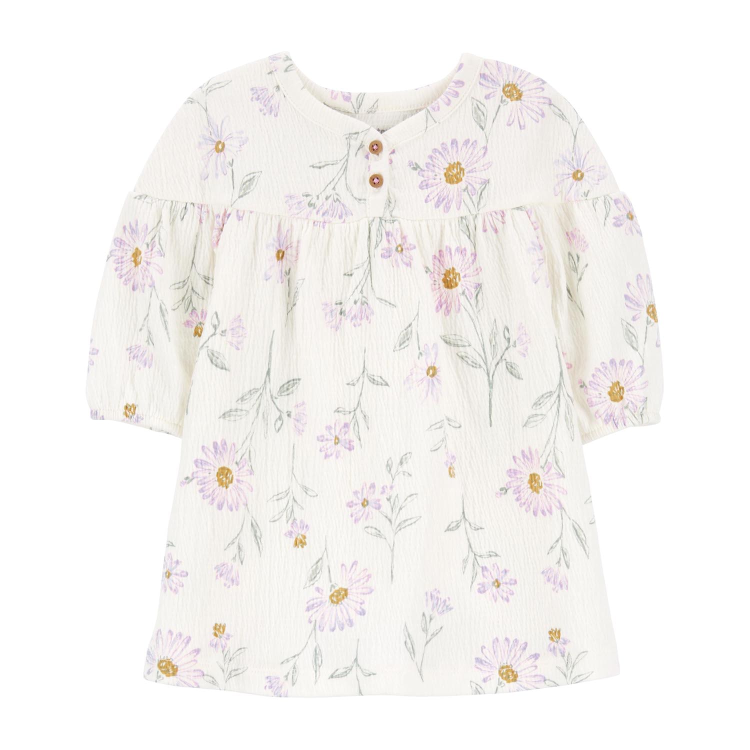 Carter's Baby Girls 2-pc. Fitted Long Sleeve A-Line Dress