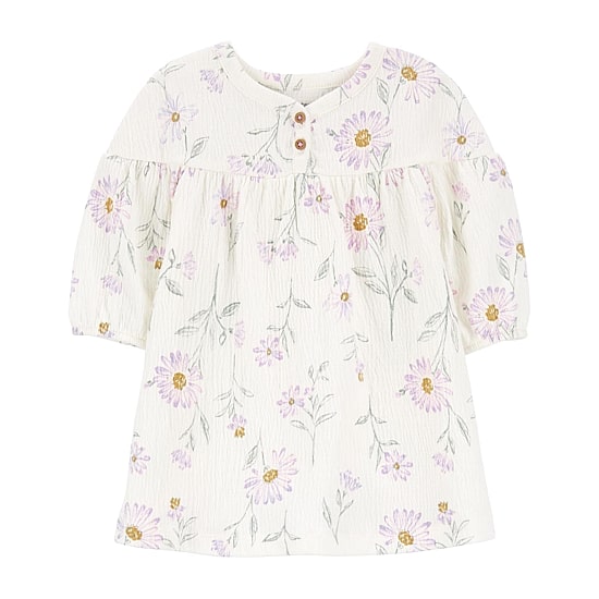 Carter's Baby Girls 2-pc. Fitted Long Sleeve A-Line Dress