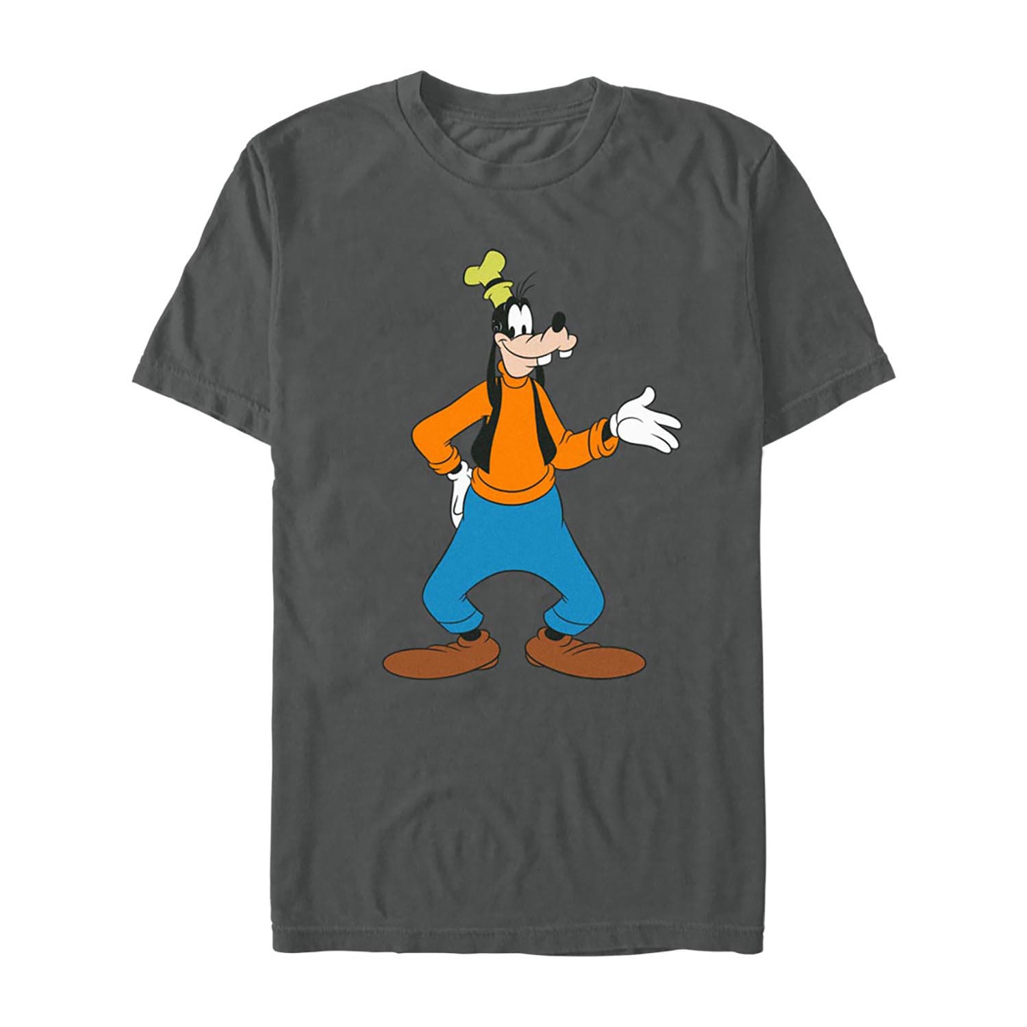 Novelty Mens Crew Neck Short Sleeve Regular Fit Goofy Graphic T-Shirt