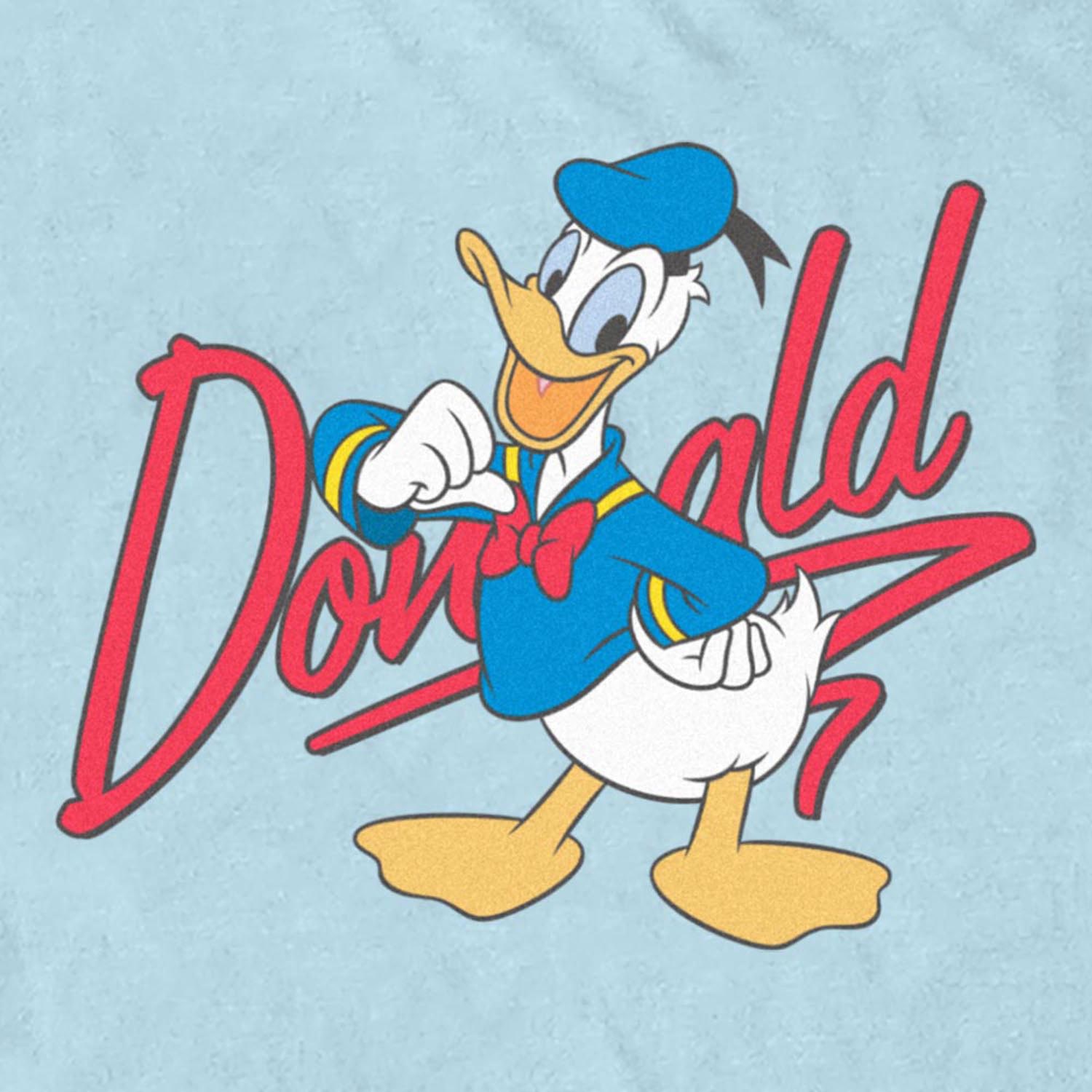 Novelty Mens Crew Neck Short Sleeve Regular Fit Donald Duck Graphic T-Shirt