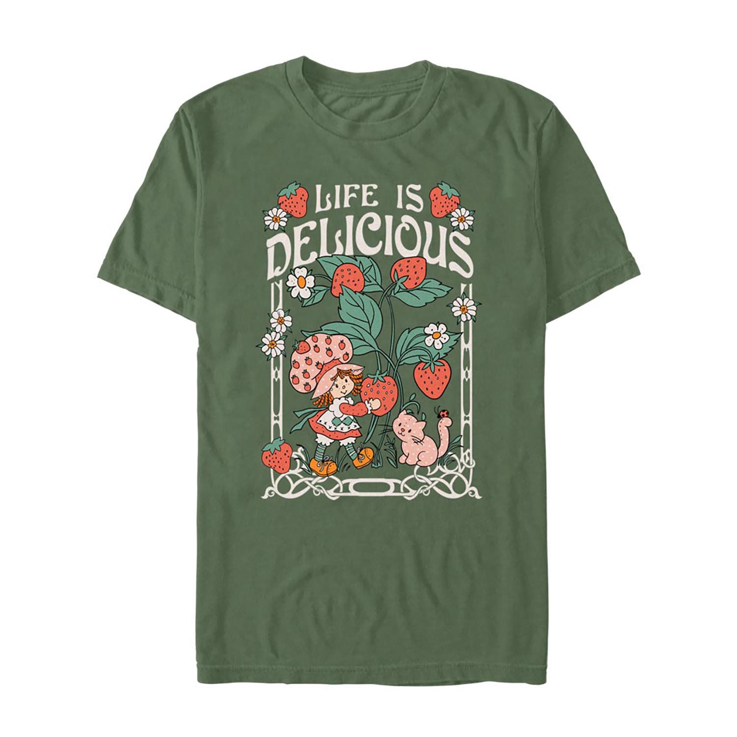 Novelty Mens Crew Neck Short Sleeve Regular Fit Graphic T-Shirt