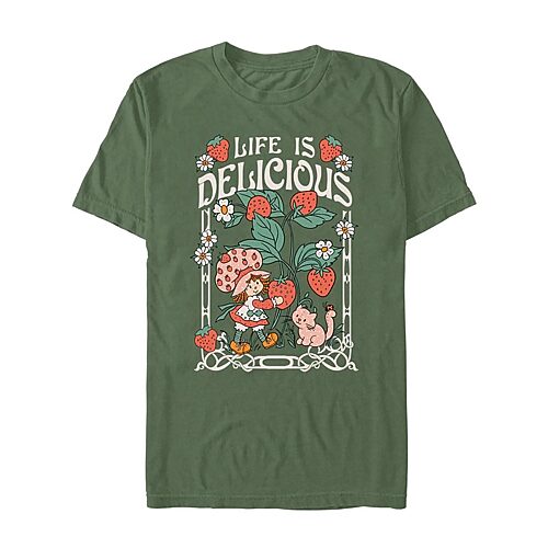 Novelty Mens Crew Neck Short Sleeve Regular Fit Graphic T-shirt In Green