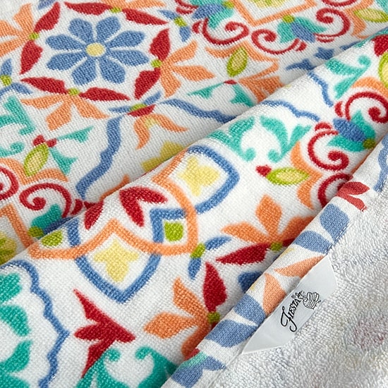 Fiesta Worn Tiles 2-pc. Kitchen Towel Set