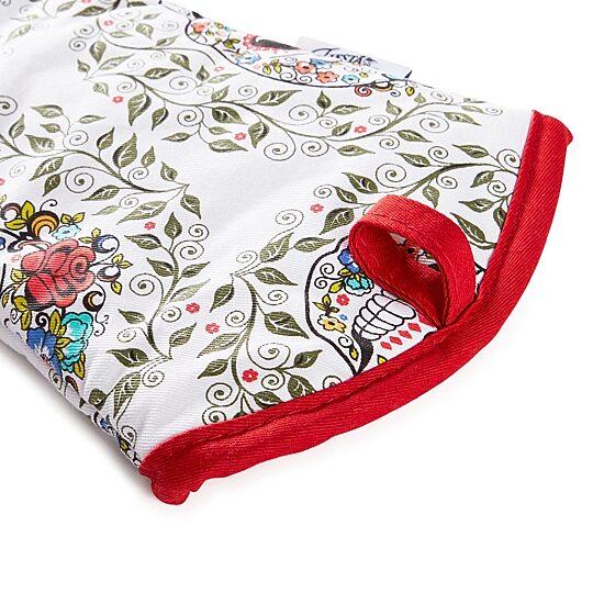 Fiesta Skull Vine 2-pc. Mitt + Pot Holder Set