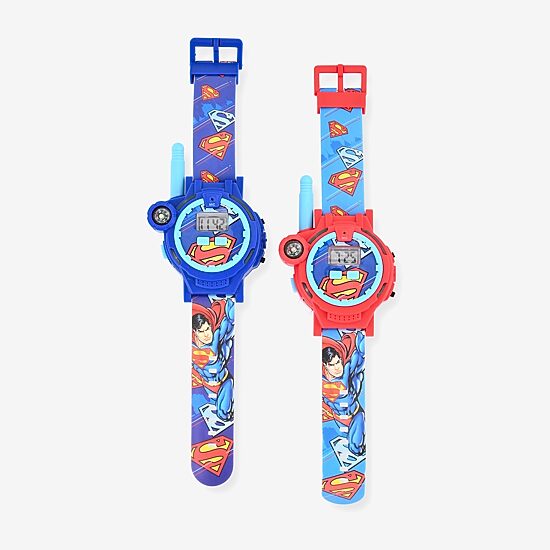 Superman Boys Multi-Function Blue Strap Watch Sup40043jc