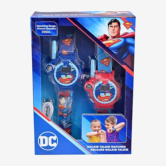 Superman Boys Multi-Function Blue Strap Watch Sup40043jc