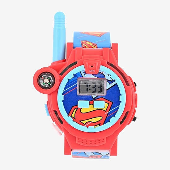 Superman Boys Multi-Function Blue Strap Watch Sup40043jc