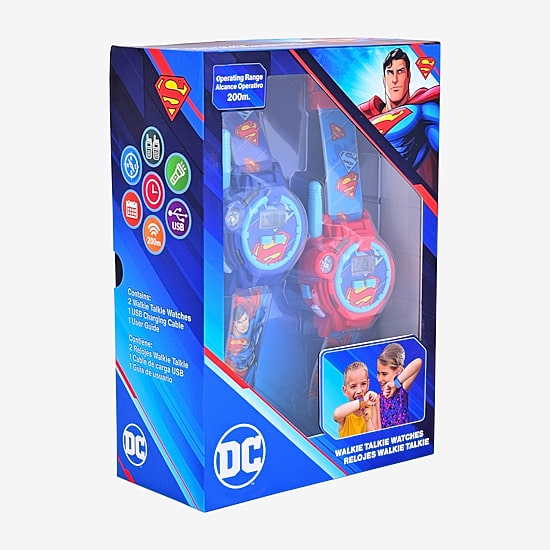 Superman Boys Multi-Function Blue Strap Watch Sup40043jc