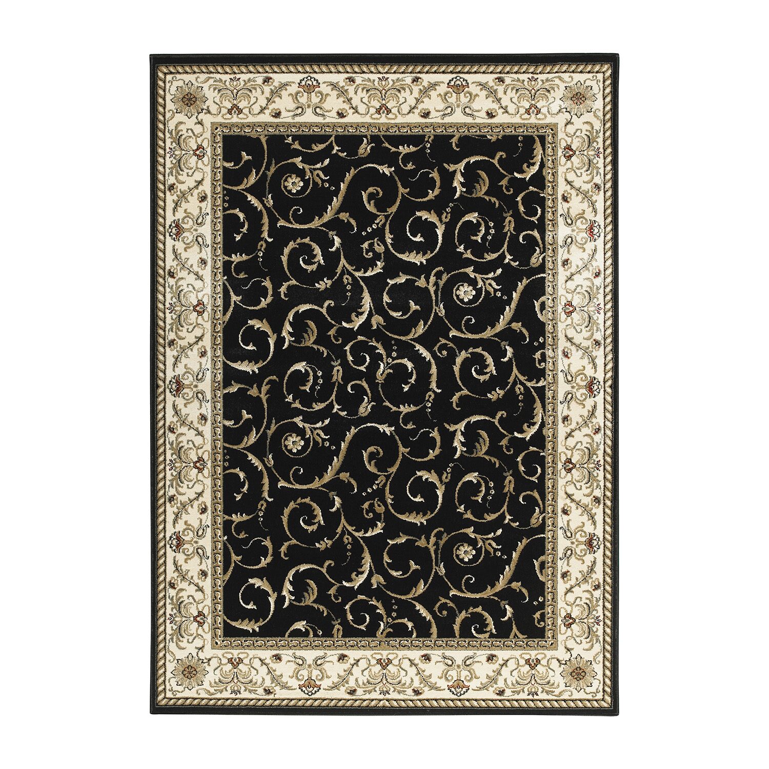 Radici Como Scroll Traditional Oriental Indoor Rectangular Area Rug