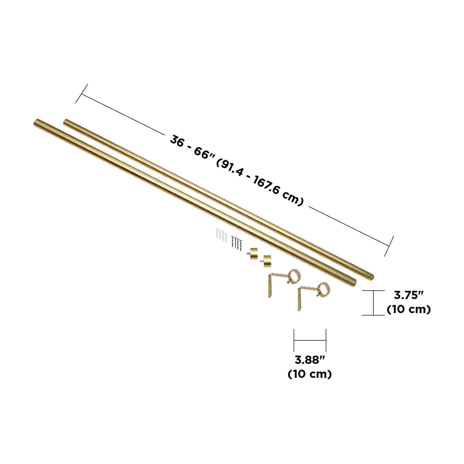 Umbra Mix & Match Cappa 1 Adjustable Curtain Rod