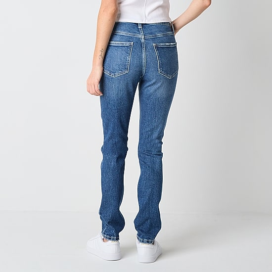 Arizona Drainpipe Womens Juniors High Rise Skinny Fit Jean