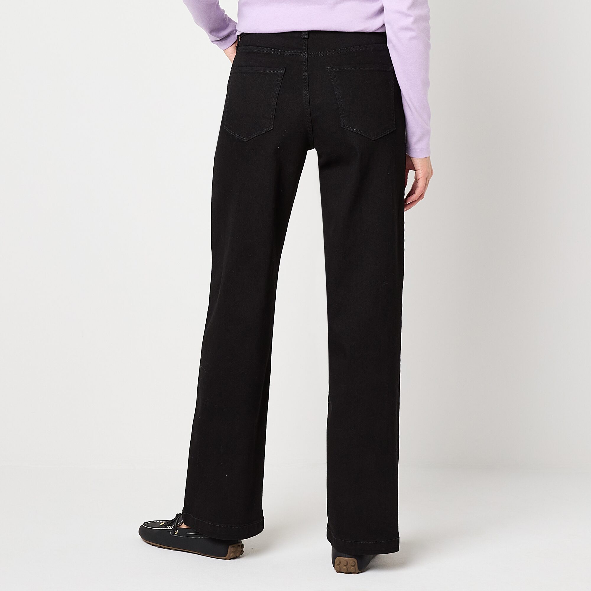 St. John's Bay Womens Tall High Rise Wide Leg Jean